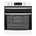 Westinghouse WVE655W White 60 cm Multifunction 80L Oven with Separate Grill, Front view