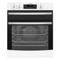 Westinghouse WVE655W White 60 cm Multifunction 80L Oven with Separate Grill, Front view
