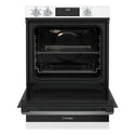 Westinghouse 60cm Multi-Function Oven with Separate Grill White WVE6565WD, Front View Door Open