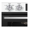 Westinghouse WVE665WC 60cm White Built-in Wall Oven, Control panel view
