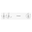 Westinghouse WVES613WR White Electric Fan Forced oven, Control panel view