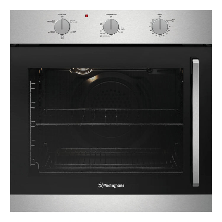 Westinghouse 60cm Multi-Function Side-Opening Oven Stainless Steel WVES6314SDL, Front View