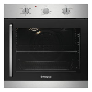 Westinghouse 60cm Right-Opening 5 Function Electric Built-In Oven Steel WVES6314SDR, Front View