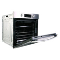 Westinghouse WVG615SLP 60cm LP Gas Multifunction Oven, Side view with front open