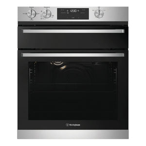Westinghouse 60cm Built-In LPG Gas Oven with Separate Electric Grill WVG655SCLP, Front View