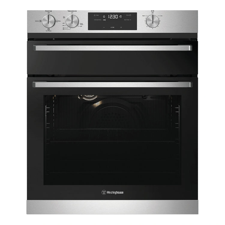 Westinghouse 60cm Built-In LPG Gas Oven with Separate Electric Grill WVG655SCLP, Front View