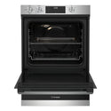 Westinghouse 60cm Multi-Function Gas Oven with Separate Grill Stainless Steel WVG6565SD, Front View Door Open