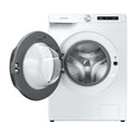 Samsung 7.5kg Front Load Washer WW75T504DTW, Front view with door open