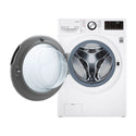 LG 14kg Front Load Washing Machine WXL-1014W, Front view with door open