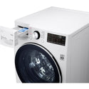 LG 14kg Front Load Washing Machine WXL-1014W, Top drawer view