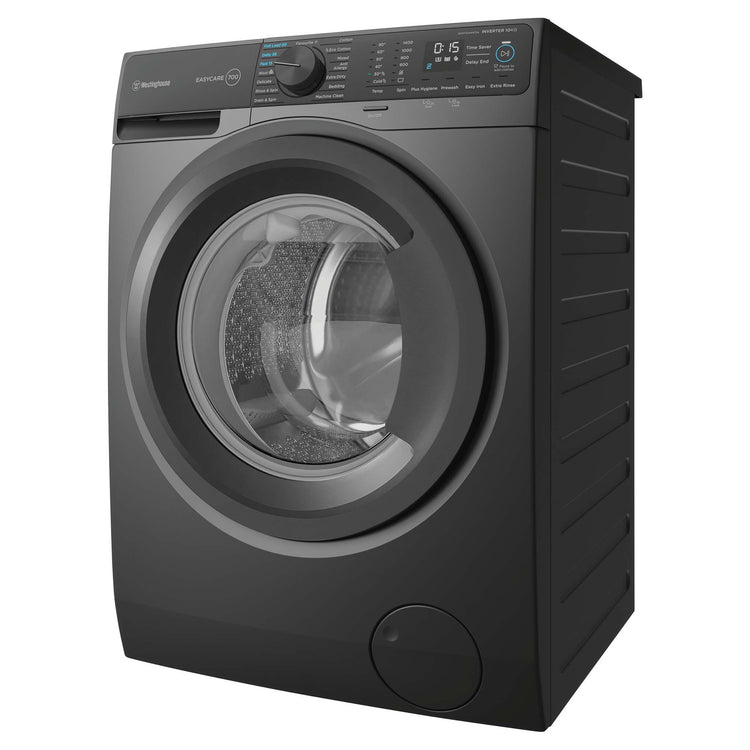 Westinghouse 10kg EasyCare 700 Front Load Washing Machine WWF1044M7SA, Side View