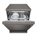 LG XD3A25BS QuadWash 60cm 15 Place Freestanding Dishwasher Black Stainless