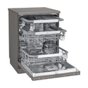 LG XD3A25BS QuadWash 60cm 15 Place Freestanding Dishwasher Black Stainless