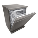 LG XD3A25BS QuadWash 60cm 15 Place Freestanding Dishwasher Black Stainless
