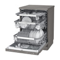 LG XD3A25BS QuadWash 60cm 15 Place Freestanding Dishwasher Black Stainless