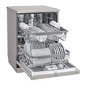 LG XD4B24PS QuadWash 60cm 14 Place Freestanding Dishwasher Platinum Steel