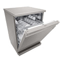 LG XD4B24PS QuadWash 60cm 14 Place Freestanding Dishwasher Platinum Steel