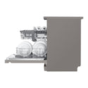 LG XD5B14PS QuadWash 60cm 14 Place Freestanding Dishwasher Platinum Steel