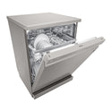 LG XD5B14PS QuadWash 60cm 14 Place Freestanding Dishwasher Platinum Steel