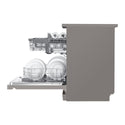 LG XD5B14PS QuadWash 60cm 14 Place Freestanding Dishwasher Platinum Steel