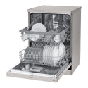 LG XD5B14PS QuadWash 60cm 14 Place Freestanding Dishwasher Platinum Steel