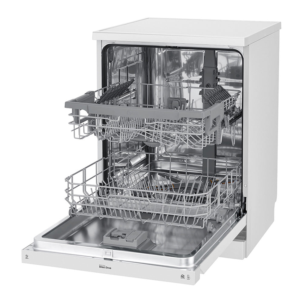 LG XD5B14WH QuadWash 60cm 14 Place Freestanding Dishwasher White
